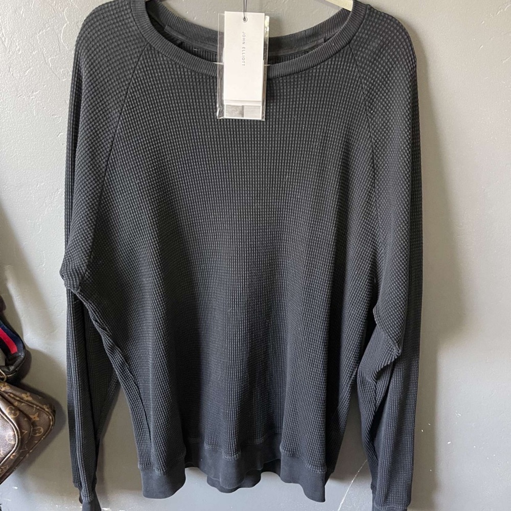 John Elliott Raglan Thermal Crew